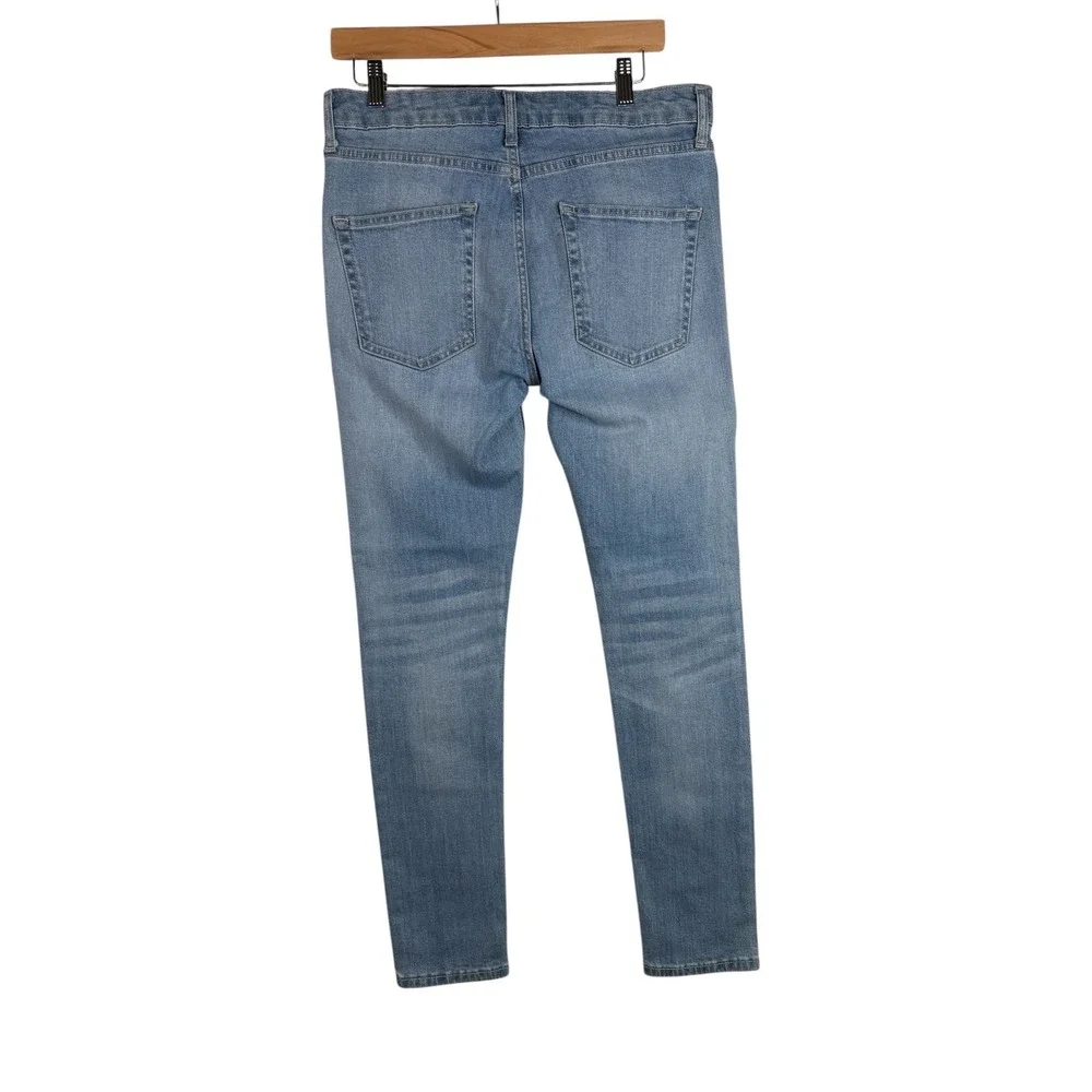 Topman Skinny Button-Fly Jeans size 34x32 Blue